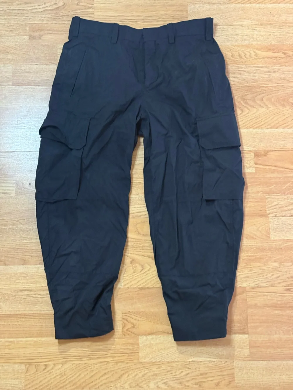 Neil Barrett Black Men's Cargo Pants with Utility Pockets - Picture 1 of 14